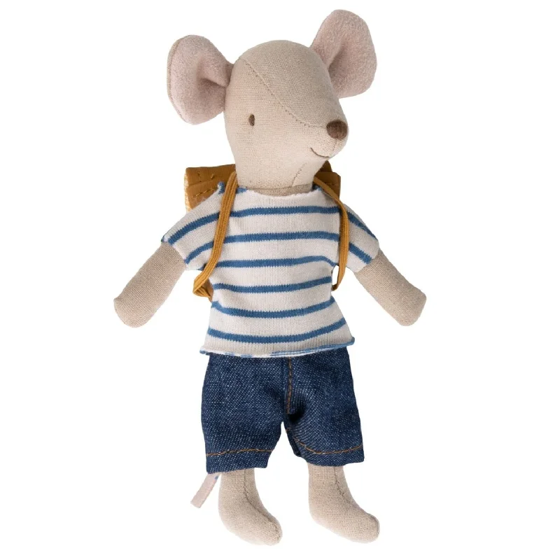 Plush toys for electricians with wire - or plug - shaped details Big Brother Tricycle Mouse with Bag Plush toys for electricians with wire - or plug - shaped details Big Brother Tricycle Mouse with Bag