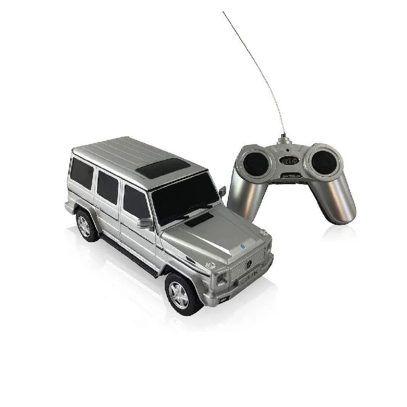 Mercedes-Benz G-Class G55 AMG 1:24 Scale Radio Controlled Model Car Silver
