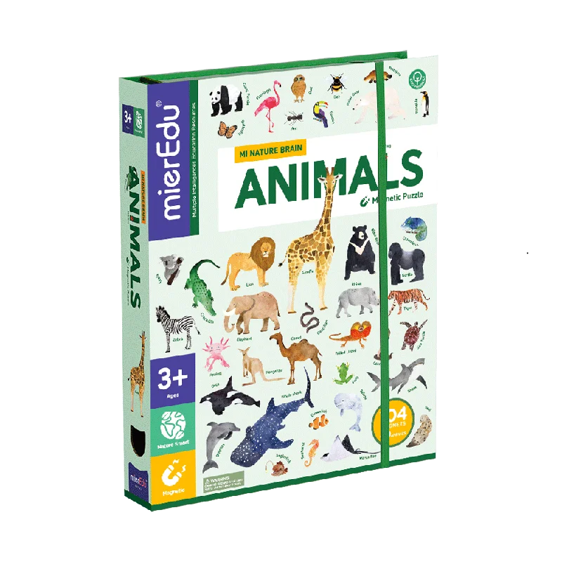 Puzzle - inspired music with puzzle - related lyrics MierEdu All About Animals - Magnetic Puzzle Small Puzzle - inspired music with puzzle - related lyrics MierEdu All About Animals - Magnetic Puzzle Small