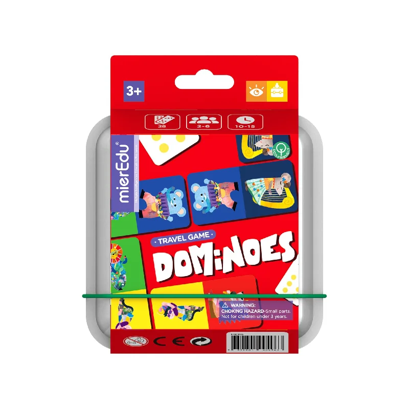 Educational puzzles for preschoolers to enhance cognitive skills MierEdu Travel Games - Dominos Educational puzzles for preschoolers to enhance cognitive skills MierEdu Travel Games - Dominos