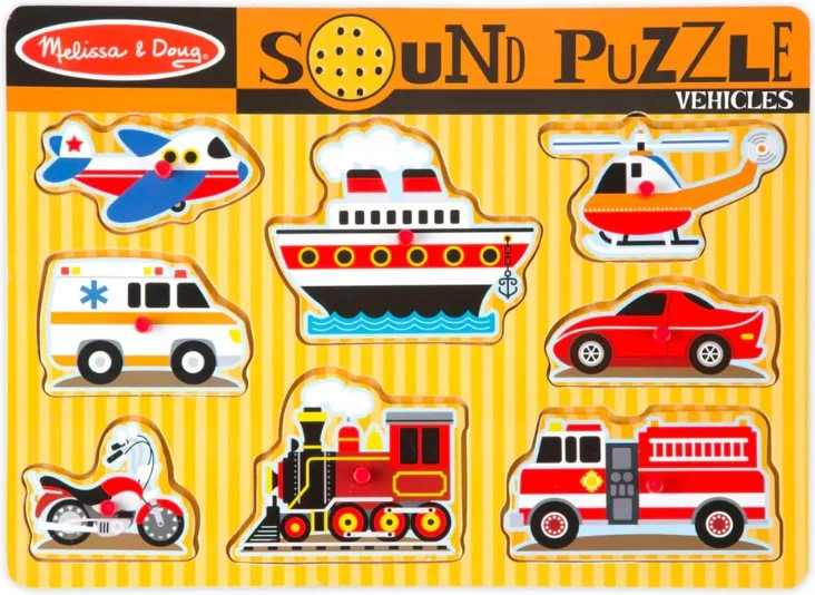 Puzzle - based musical instruments with puzzle - related features Vehicles Sound Puzzle - 8 Pieces Puzzle - based musical instruments with puzzle - related features Vehicles Sound Puzzle - 8 Pieces