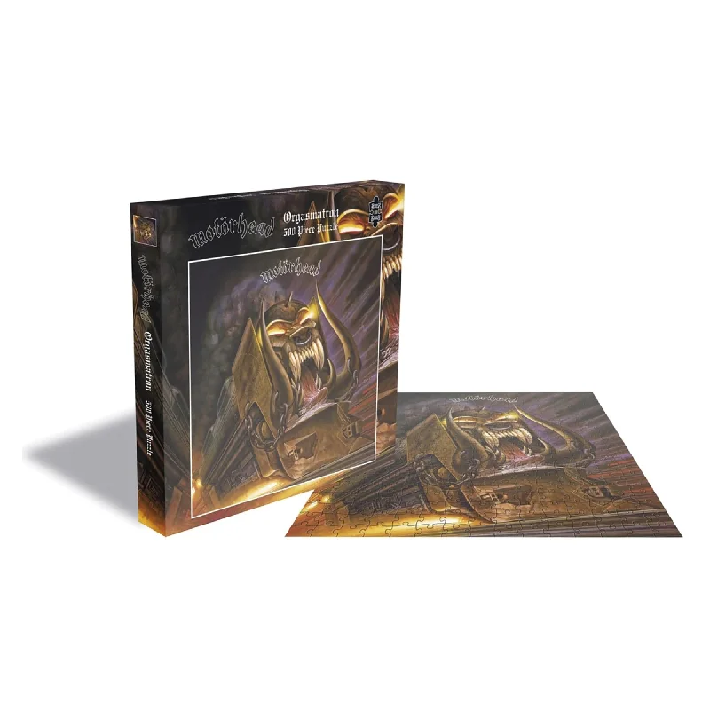 Puzzle - based language - learning games​ Motorhead Orgasmatron 500 Piece Jigsaw Puzzle