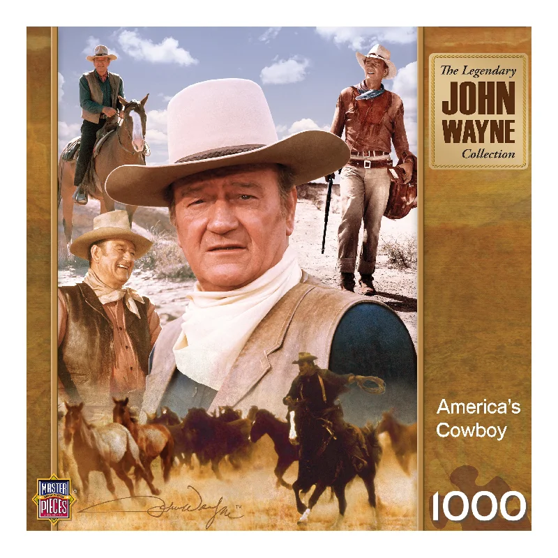 Puzzle - themed mobile phone cases for protection John Wayne - America's Cowboy Puzzle: 1000 Pcs Puzzle - themed mobile phone cases for protection John Wayne - America's Cowboy Puzzle: 1000 Pcs