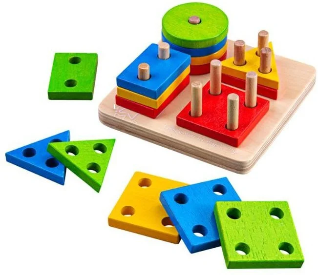 Puzzle - based wedding invitations with hidden messages​ My First Four Shape Sorter