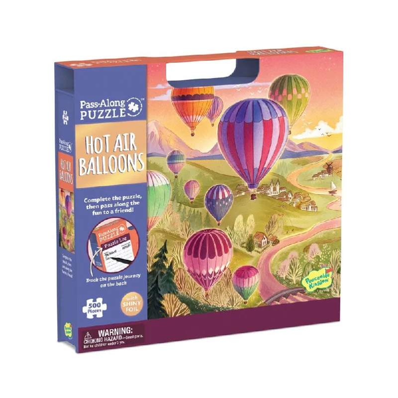 Magnetic puzzles for fridge or metal - surface fun Peaceable Kingdom - Hot Air Balloons 500 Piece Pass Along Puzzle Magnetic puzzles for fridge or metal - surface fun Peaceable Kingdom - Hot Air Balloons 500 Piece Pass Along Puzzle