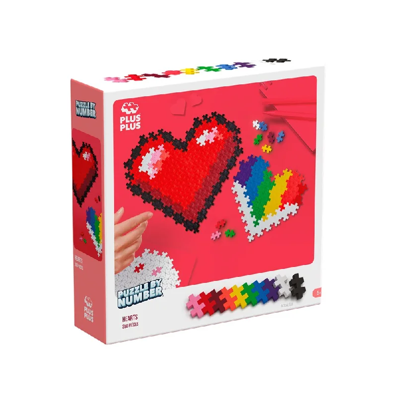 Puzzle - shaped ice cube trays for unique ice cubes Plus-Plus - Puzzle by Number - Hearts 250pcs Puzzle - shaped ice cube trays for unique ice cubes Plus-Plus - Puzzle by Number - Hearts 250pcs