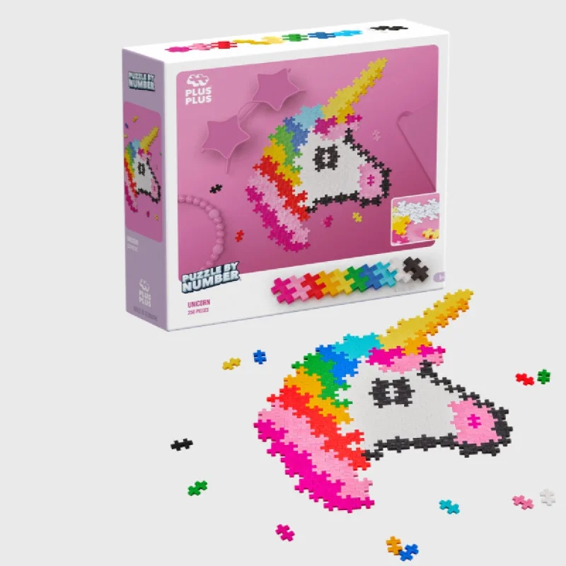 Puzzle - shaped storage boxes for keeping items organized PLUS-PLUS Puzzle By Number Unicorn 250pcs Puzzle - shaped storage boxes for keeping items organized PLUS-PLUS Puzzle By Number Unicorn 250pcs