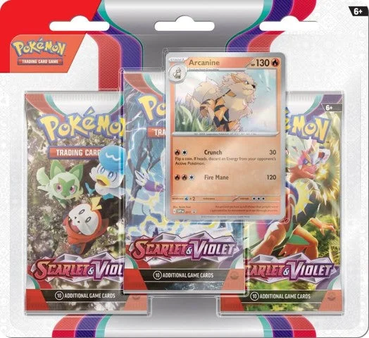 Puzzle - inspired garden ornaments for outdoor beauty​ Pokemon TCG Scarlet & Violet 1 Three Pack Booster Blister Pack Assorted Styles