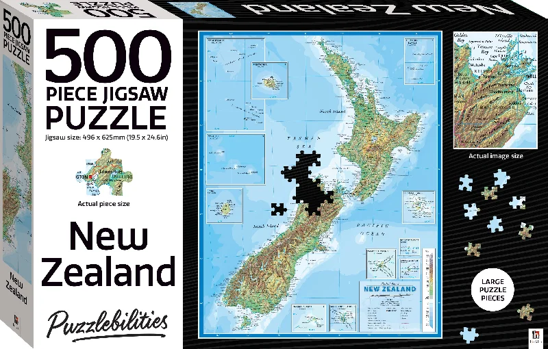 Puzzle - shaped stress balls for hand - muscle relief​ 500-Piece Jigsaw Puzzlebilities, New Zealand
