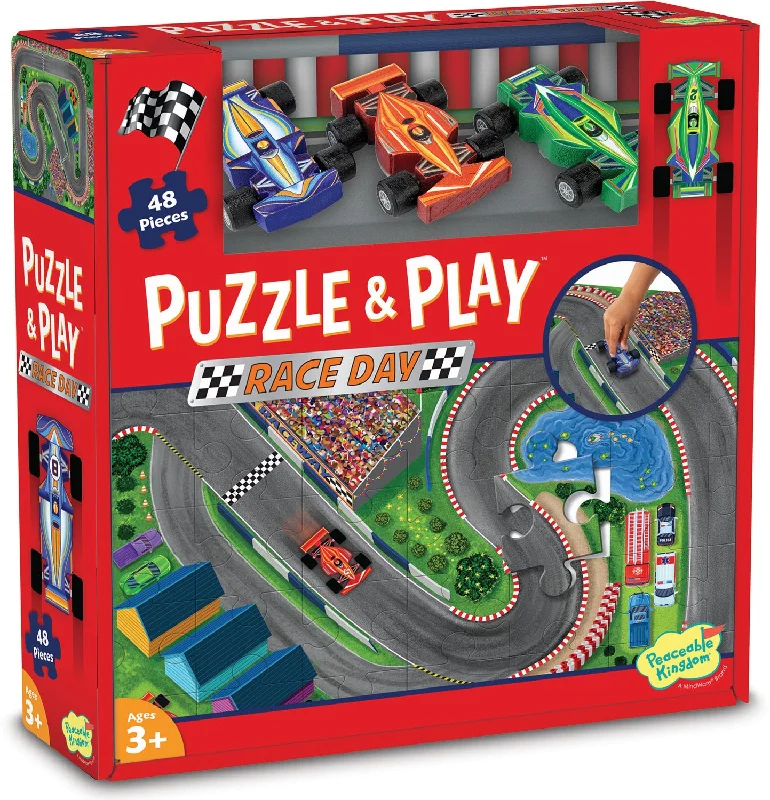 Puzzle - based team - building activities for offices Puzzle & Play Race Day 48 Piece Puzzle Puzzle - based team - building activities for offices Puzzle & Play Race Day 48 Piece Puzzle