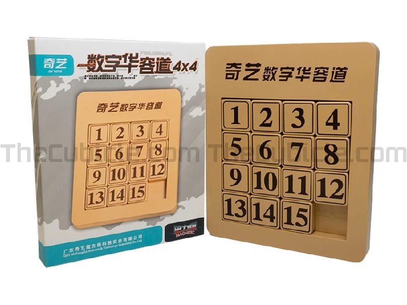 Puzzle - shaped magnets for fridge decoration QiYi 15 Klotski Puzzle Lite