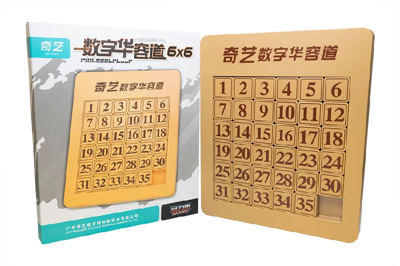 Puzzle - shaped bookends for book lovers​ QiYi 35 Klotski Puzzle Lite
