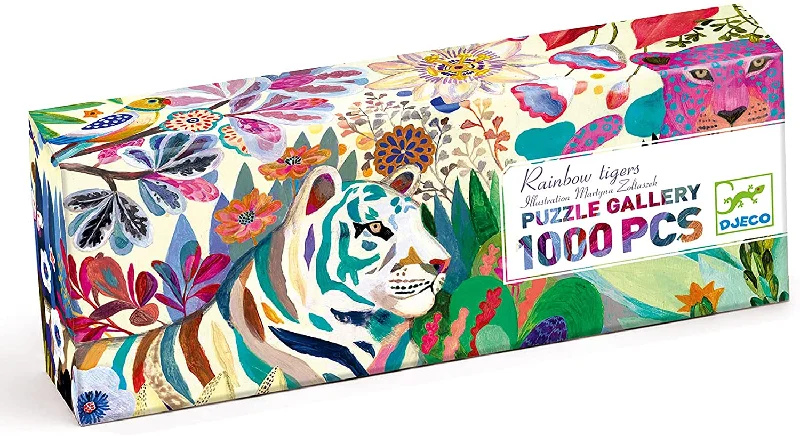 Puzzle - inspired digital wallpapers for devices​ Rainbow Tigers 1000 Piece Puzzle