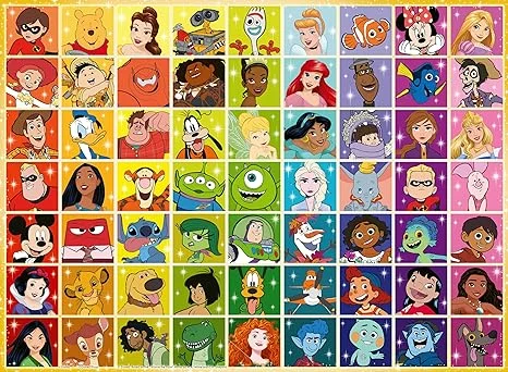 Puzzle - based wedding invitations with hidden messages​ RAVENSBURGER CHILDREN'S 100 PC XXL PUZZLE DISNEY COLOR PALLETTE