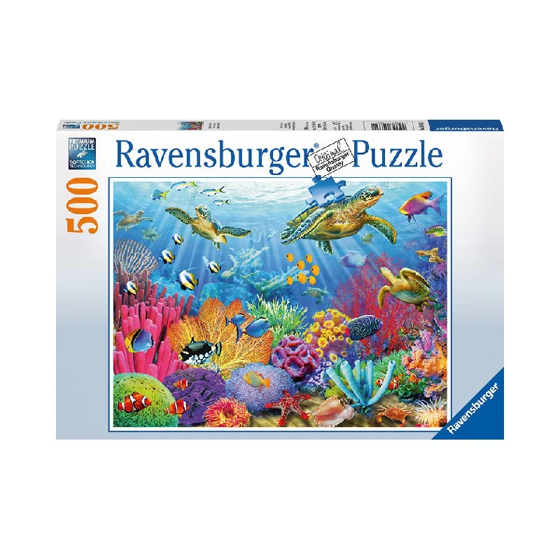 Puzzle - inspired home decor items like throw pillows​ Ravensburger Tropical Waters 500pc Puzzle