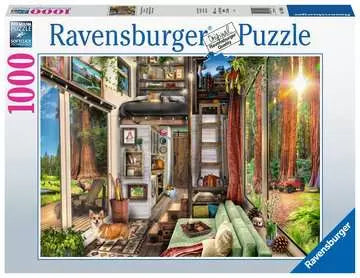 Puzzle - shaped candles for decorative purposes REDWOOD FOREST TINY HOUSE PUZZLE 1000 PC Puzzle - shaped candles for decorative purposes REDWOOD FOREST TINY HOUSE PUZZLE 1000 PC