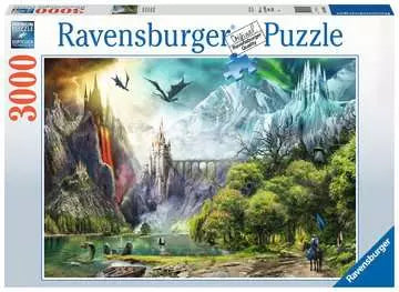 Puzzle - shaped doorstops for home safety​ REIGN OF DRAGONS PUZZLE 3000 PC