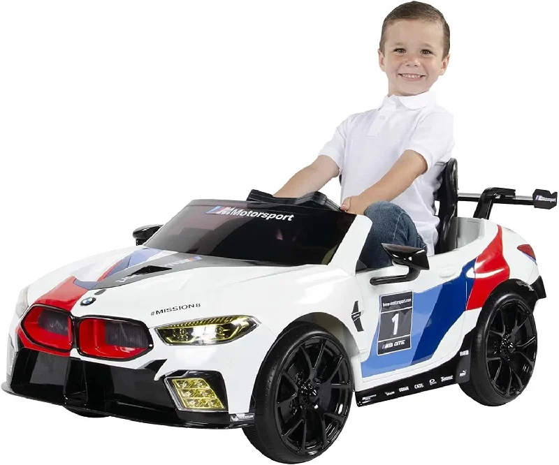 ROLLPLAY Germany BMW M8 GTE 12V Battery Ride-on Car with Remote Control