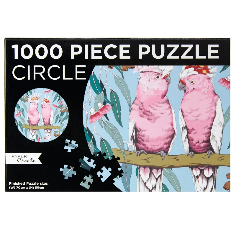 Puzzle - solving workshops for skill development Paper Create 1000-Piece Jigsaw Puzzle, Australian Galahs Puzzle - solving workshops for skill development Paper Create 1000-Piece Jigsaw Puzzle, Australian Galahs