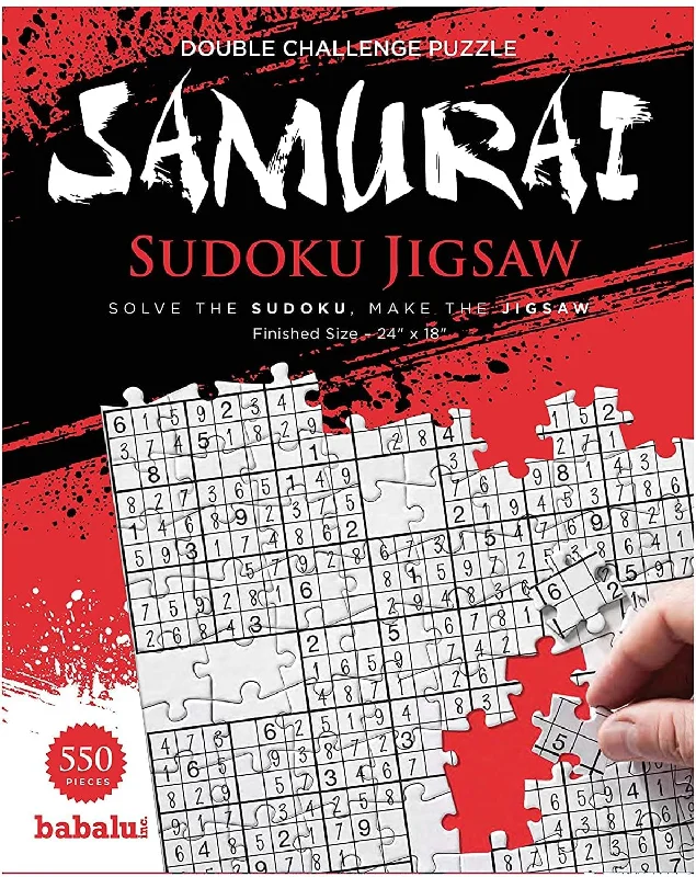 Puzzle - based language - learning games​ Samurai Sudoku 550 Piece Jigsaw Puzzle