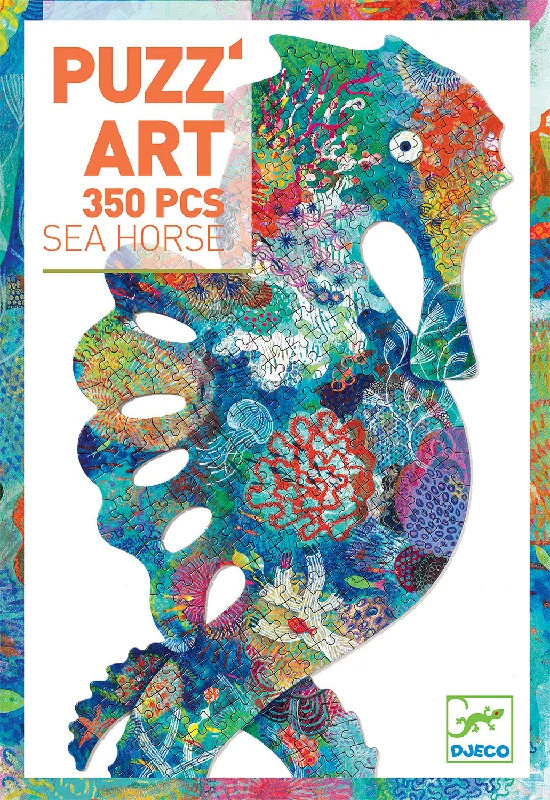 Easter egg - hunt puzzles for spring celebrations Seahorse Puzzle Art 350 Piece Puzzle Easter egg - hunt puzzles for spring celebrations Seahorse Puzzle Art 350 Piece Puzzle