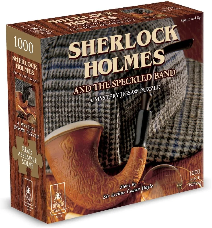 Giant - scale puzzles for large - space displays Sherlock Holmes 1000 Piece Classic Mystery Jigsaw Puzzle Giant - scale puzzles for large - space displays Sherlock Holmes 1000 Piece Classic Mystery Jigsaw Puzzle
