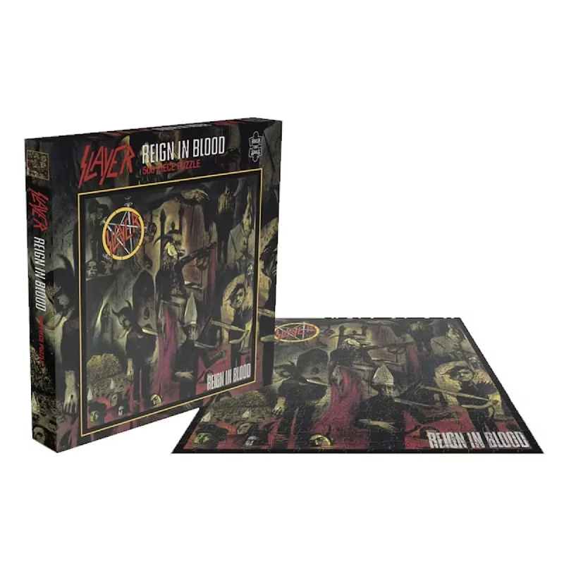 Puzzle - based science experiments for kids​ Slayer Reign In Blood 500 Piece Jigsaw Puzzle