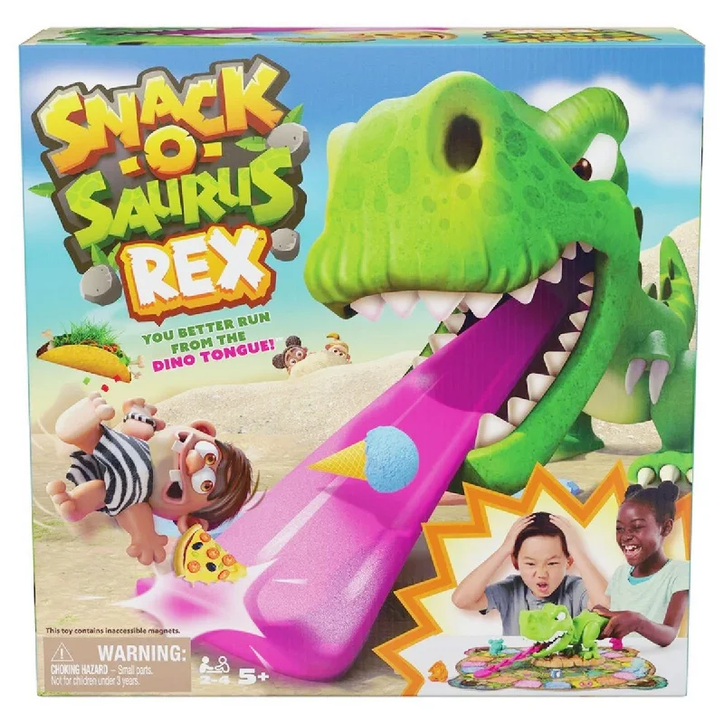 Puzzle mats for floor - based play​ Snack-O-Saurus Rex Board Game