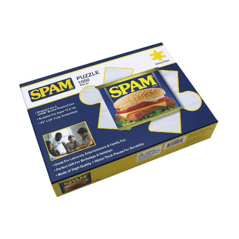 Puzzle - based learning tools for classrooms SPAM Brand Can Shaped 1000 Piece Jigsaw Puzzle Puzzle - based learning tools for classrooms SPAM Brand Can Shaped 1000 Piece Jigsaw Puzzle