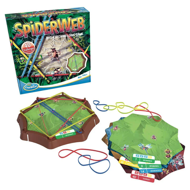 Puzzle - shaped planters for indoor plants​ SPIDERWEB BUG CATCHING LOGIC