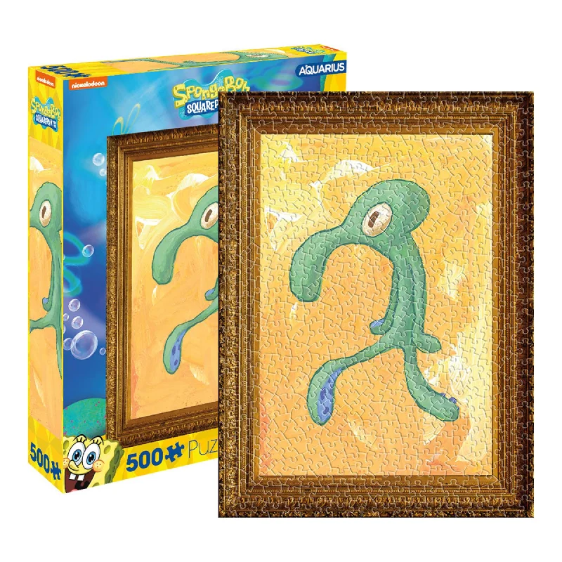 Food - shaped puzzles like pizza and ice cream SpongeBob Squidward Bold & Brash 500 Piece Jigsaw Puzzle Food - shaped puzzles like pizza and ice cream SpongeBob Squidward Bold & Brash 500 Piece Jigsaw Puzzle