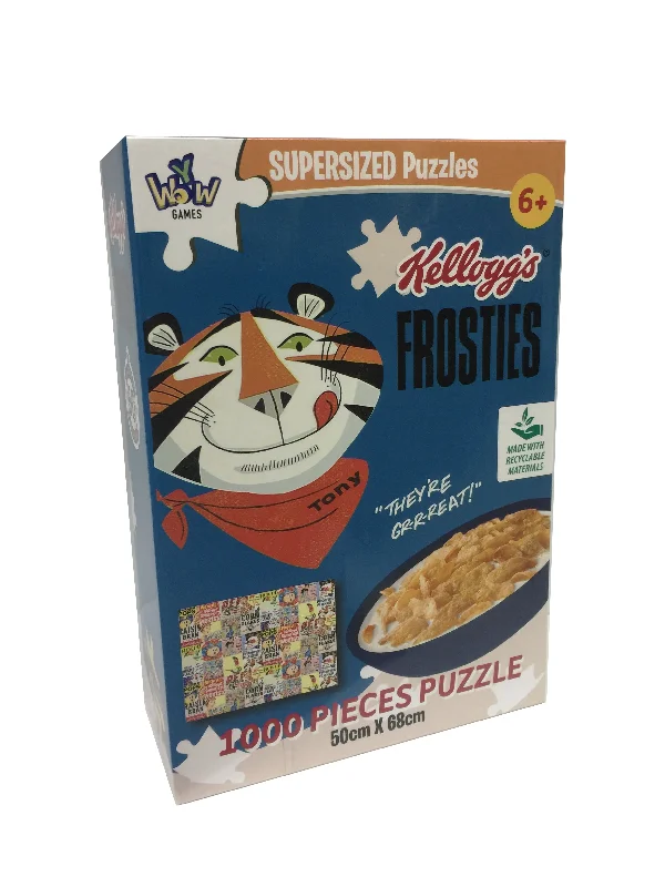 Escape - room - style puzzles for home challenges SuperSized Puzzles Kellogg's, Frosties- 1000pc Escape - room - style puzzles for home challenges SuperSized Puzzles Kellogg's, Frosties- 1000pc