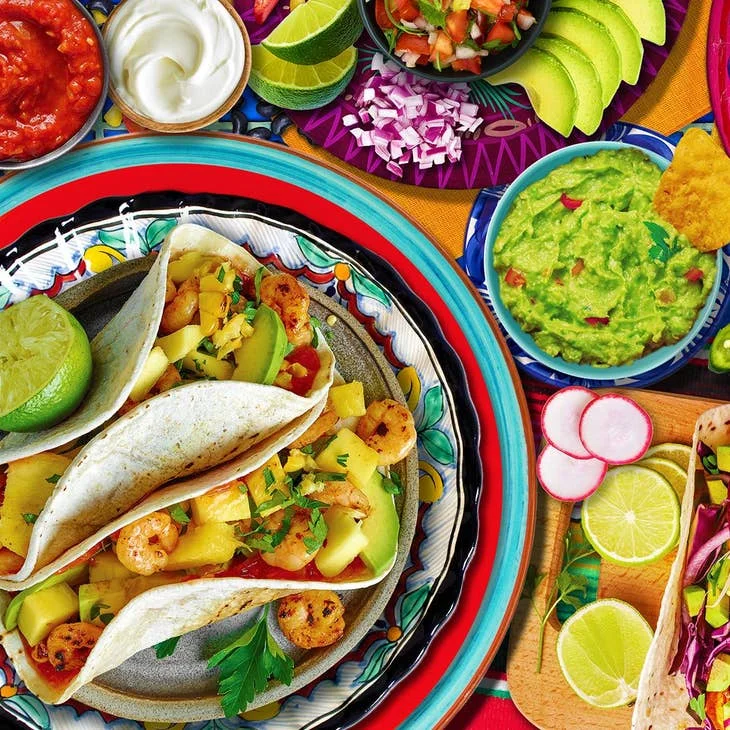 Puzzle - related art prints for wall decoration​ TACO TABLE 1000PC PUZZLE