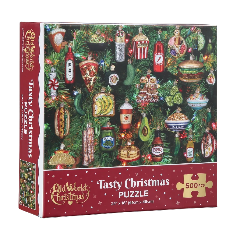 Puzzle - inspired clothing with puzzle prints​ Tasty Christmas Puzzle