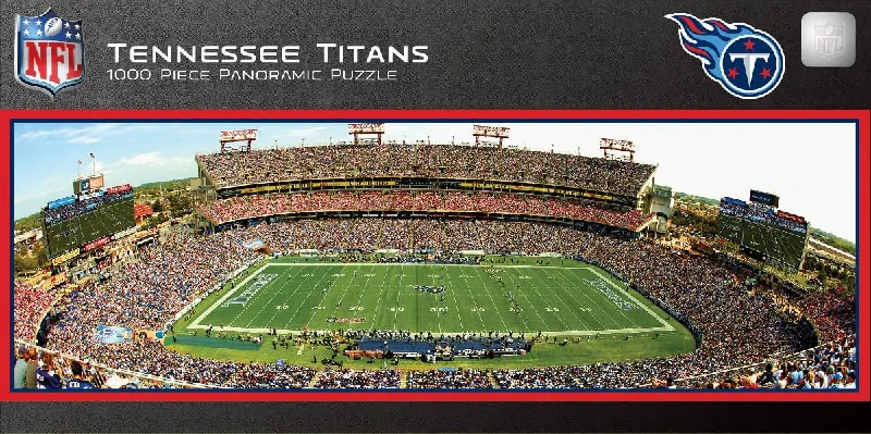 Puzzle challenges with time - limits for competitive play Tennessee Titans Stadium NFL Panoramic 1000 Piece Jigsaw Puzzle Puzzle challenges with time - limits for competitive play Tennessee Titans Stadium NFL Panoramic 1000 Piece Jigsaw Puzzle