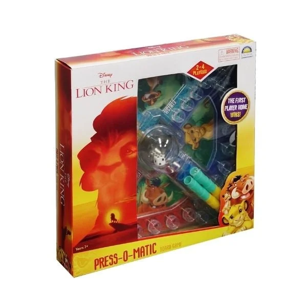 Puzzle - shaped bookends for book lovers​ The Lion King Press-O-Matic Game