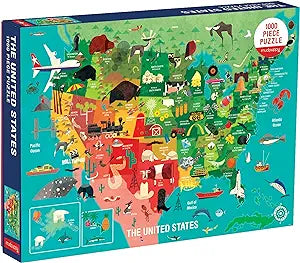 Superhero - inspired puzzles for comic - loving kids​ THE UNITED STATES 1000PC PUZZLE