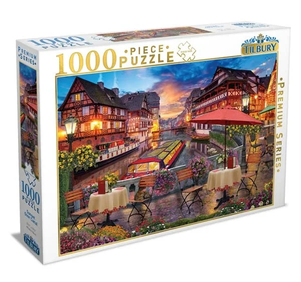 Puzzle - themed photo frames for displaying memories Tilbury 1000-Piece Jigsaw Puzzle, Sunset Over Canal Puzzle - themed photo frames for displaying memories Tilbury 1000-Piece Jigsaw Puzzle, Sunset Over Canal