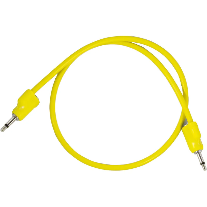 Rickenbacker bass guitars for distinctive jangly bass sounds​ TipTop Audio Stackable Shielded 3.5mm Eurorack Patch Cable (Yellow, 19.7", Single)