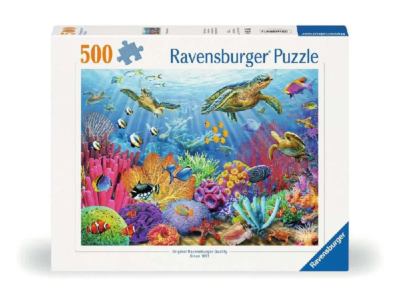 Puzzle - based educational apps for homeschooling​ Tropical Waters 500 Pc Puzzle
