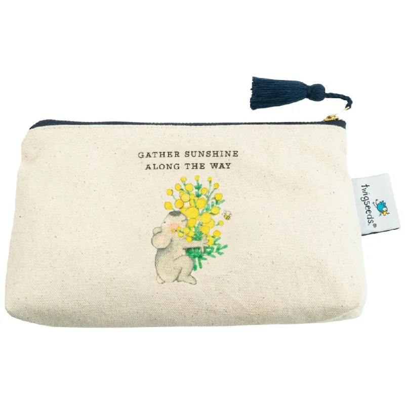 Jigsaw puzzles with glow - in - the - dark pieces Twigseeds Accessory Pouch - Gather Sunshine Along The Way Jigsaw puzzles with glow - in - the - dark pieces Twigseeds Accessory Pouch - Gather Sunshine Along The Way