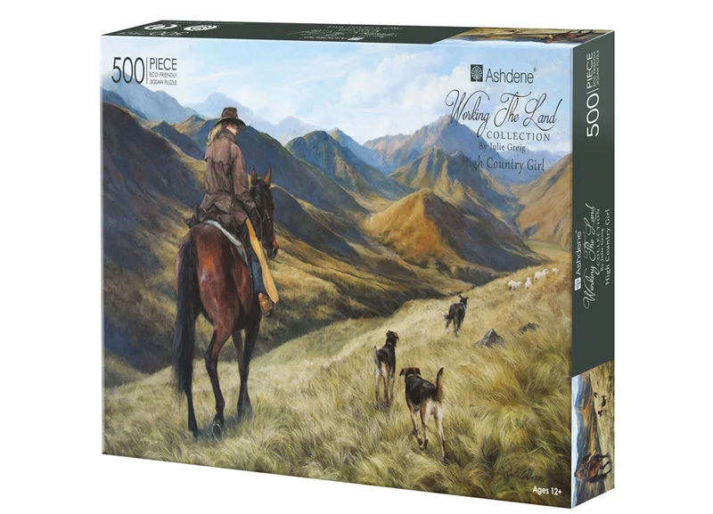 Puzzle - inspired woodwork pieces for furniture Ashdene 500-Piece Jigsaw Puzzle Working the Land High Country Puzzle - inspired woodwork pieces for furniture Ashdene 500-Piece Jigsaw Puzzle Working the Land High Country