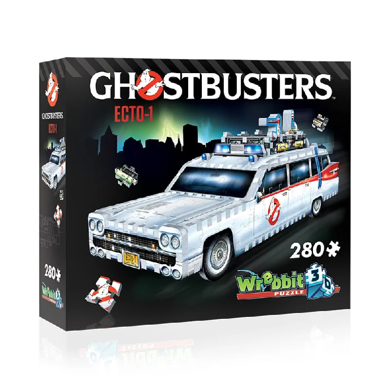 Puzzle - shaped ice cube trays for unique ice cubes Wrebbit Ghostbusters Ecto-1 280pc 3D Puzzle Puzzle - shaped ice cube trays for unique ice cubes Wrebbit Ghostbusters Ecto-1 280pc 3D Puzzle