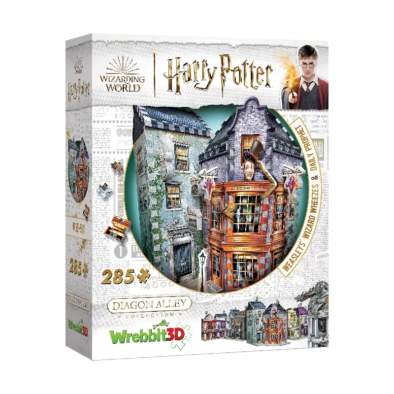 Puzzle - based wedding invitations with hidden messages Harry Potter Diagon Alley Collection - Weasleys' Wizard Wheezes & Daily Prophet 3D Puzzle: 285 Pcs Puzzle - based wedding invitations with hidden messages Harry Potter Diagon Alley Collection - Weasleys' Wizard Wheezes & Daily Prophet 3D Puzzle: 285 Pcs