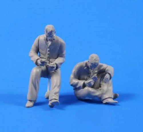 WW2 German Schnellboot Crew at Rest 2 Resin Figures CMK 1:35 Scale
