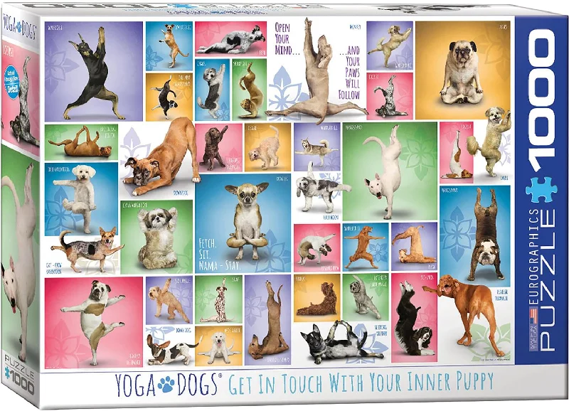 Puzzle - shaped ice cube trays for unique ice cubes Yoga Dogs 1000 Piece Jigsaw Puzzle Puzzle - shaped ice cube trays for unique ice cubes Yoga Dogs 1000 Piece Jigsaw Puzzle