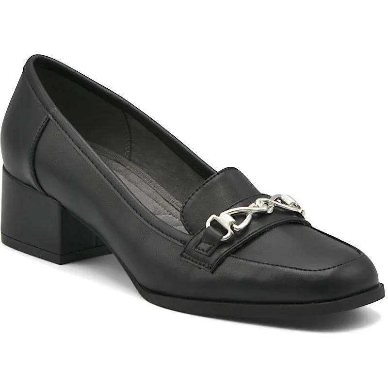 Adrienne Vittadini Womens BREEZE Faux Leather Loafers