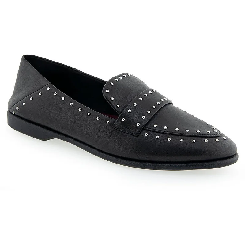 Aerosoles Womens Beatrix Leather Studded Loafers