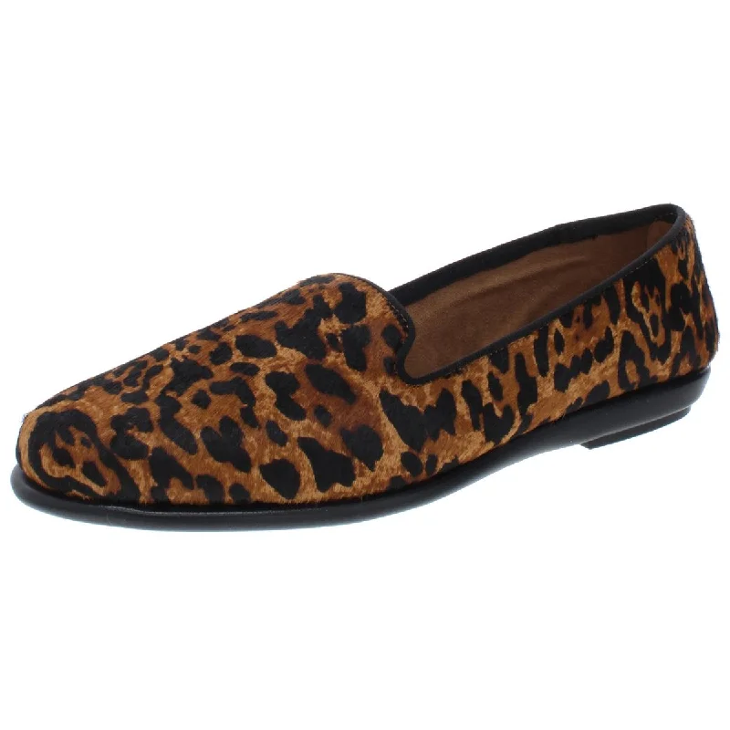 Aerosoles Womens Betunia Leopard Slip On Loafers