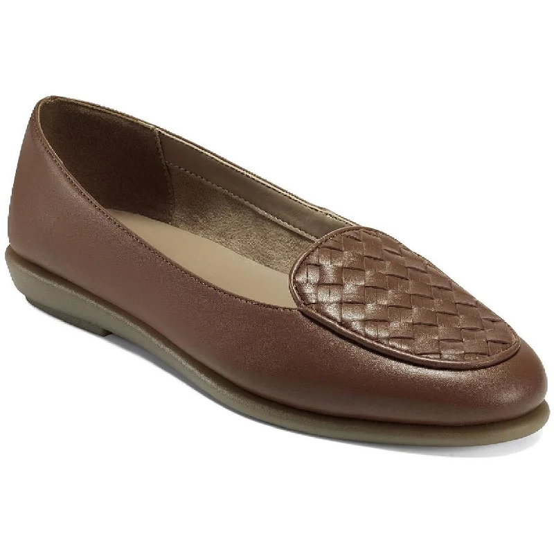 Aerosoles Womens Brielle Faux Leather Slip On Loafers